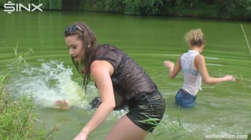 Cute Bitches Brawl In The Water - Cam 2 Screencap 48 on www.sinx.com