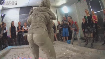 Messy Wrestling: Tattooed Beauty, Ripped Clothes & Lots Of Mud Covered Booby & Booty! Screencap 58 on www.sinx.com