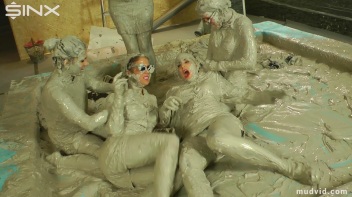 Mud Wrestling Mania, Babes Go After The Boss Screencap 41 on www.sinx.com