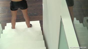 Stretching Body And Pussy Under Golden Showers Screencap 4 on www.sinx.com