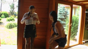 Twins Enjoy A Fully Clothed Splash In The Pool Screencap 71 on www.sinx.com