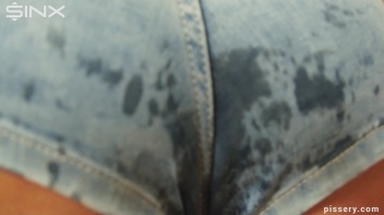 Gorgeous Blonde Pisses In Her Jean Shorts Screencap 29 on www.sinx.com