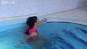 Bitchy Boss Pushes Cleaner Into Pool Screencap 27 on www.sinx.com