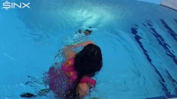 Bitchy Boss Pushes Cleaner Into Pool Screencap 31 on www.sinx.com