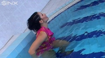 Bitchy Boss Pushes Cleaner Into Pool Screencap 42 on www.sinx.com