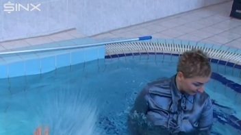 Bitchy Boss Pushes Cleaner Into Pool Screencap 52 on www.sinx.com