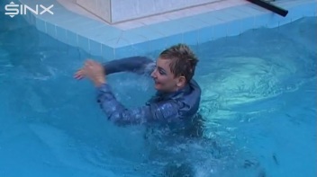 Bitchy Boss Pushes Cleaner Into Pool Screencap 53 on www.sinx.com