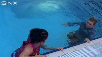 Bitchy Boss Pushes Cleaner Into Pool Screencap 54 on www.sinx.com