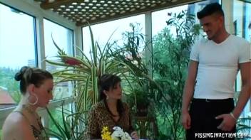 Serving Up Some Hot Piss Action Screencap 9 on www.sinx.com