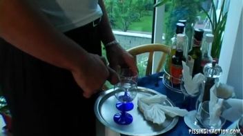 Serving Up Some Hot Piss Action Screencap 5 on www.sinx.com