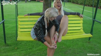 Gorgeous Blonde Tickle Freaks - Cam 2 Screencap 17 on www.sinx.com