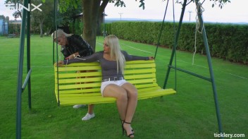 Gorgeous Blonde Tickle Freaks - Cam 2 Screencap 2 on www.sinx.com