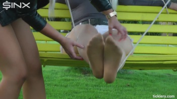 Gorgeous Blonde Tickle Freaks - Cam 2 Screencap 35 on www.sinx.com