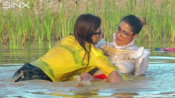 Mud Covered Hunny's Getting Wet And Messy Screencap 27 on www.sinx.com