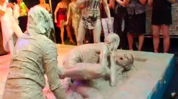 Hair-Pulling, Face-Planting Mud Rumble Screencap 87 on www.sinx.com