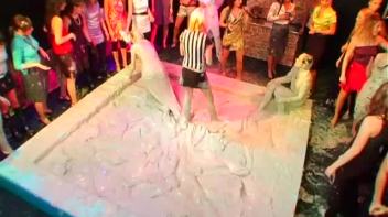 Hair-Pulling, Face-Planting Mud Rumble Screencap 35 on www.sinx.com