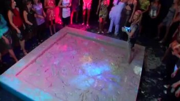 Hair-Pulling, Face-Planting Mud Rumble Screencap 5 on www.sinx.com