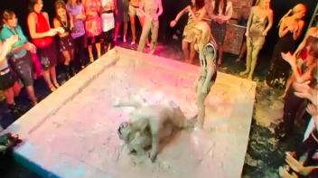 Hair-Pulling, Face-Planting Mud Rumble Screencap 60 on www.sinx.com