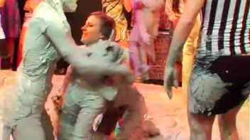 Hair-Pulling, Face-Planting Mud Rumble Screencap 63 on www.sinx.com