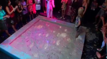 Hair-Pulling, Face-Planting Mud Rumble Screencap 8 on www.sinx.com