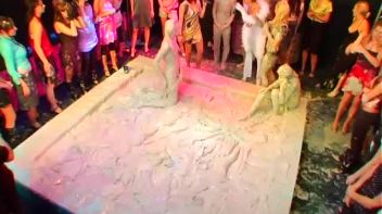 Hair-Pulling, Face-Planting Mud Rumble Screencap 83 on www.sinx.com