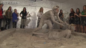 Muddy Wrestling: Jenny Lee vs. Liana Screencap 103 on www.sinx.com