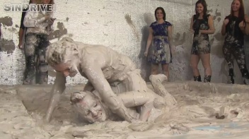 Muddy Wrestling: Jenny Lee vs. Liana Screencap 109 on www.sinx.com