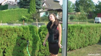 Clothed Hair Washing In Outdoor Shower Screencap 1 on www.sinx.com