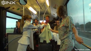 Lesbians Tit And Clit Licking On The Bus Screencap 18 on www.sinx.com