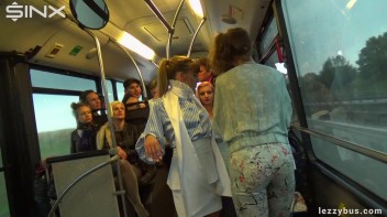 Lesbians Tit And Clit Licking On The Bus Screencap 21 on www.sinx.com