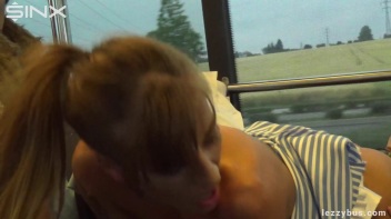 Lesbians Tit And Clit Licking On The Bus Screencap 33 on www.sinx.com