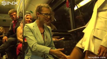 Lesbians Tit And Clit Licking On The Bus Screencap 6 on www.sinx.com