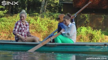 Boating Babes End Up Wet And Messy - Cam 2 Screencap 10 on www.sinx.com