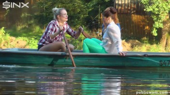 Boating Babes End Up Wet And Messy - Cam 2 Screencap 3 on www.sinx.com