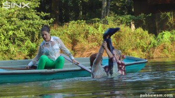Boating Babes End Up Wet And Messy - Cam 2 Screencap 36 on www.sinx.com