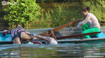 Boating Babes End Up Wet And Messy - Cam 2 Screencap 39 on www.sinx.com