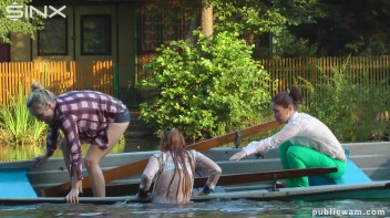 Boating Babes End Up Wet And Messy - Cam 2 Screencap 40 on www.sinx.com