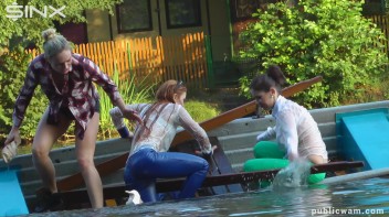 Boating Babes End Up Wet And Messy - Cam 2 Screencap 41 on www.sinx.com