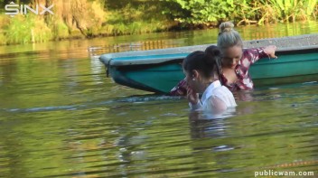 Boating Babes End Up Wet And Messy - Cam 2 Screencap 45 on www.sinx.com