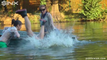 Boating Babes End Up Wet And Messy - Cam 2 Screencap 48 on www.sinx.com