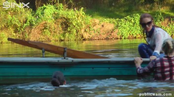 Boating Babes End Up Wet And Messy - Cam 2 Screencap 51 on www.sinx.com