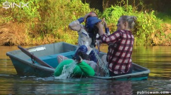 Boating Babes End Up Wet And Messy - Cam 2 Screencap 56 on www.sinx.com