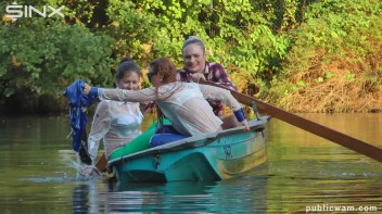 Boating Babes End Up Wet And Messy - Cam 2 Screencap 61 on www.sinx.com