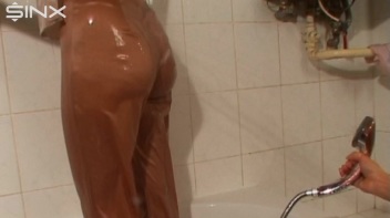 European Minx Showers In Clothes Screencap 56 on www.sinx.com