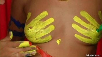 Messy Color Play Screencap 31 on www.sinx.com