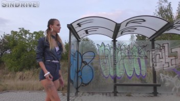 Tiny Blonde Hitchhiker Gets Railed Screencap 3 on www.sinx.com