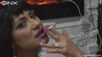 Seductive Cigarette Smoking For Hottie Screencap 33 on www.sinx.com