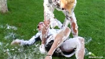 Shaving Cream Attack! Screencap 41 on www.sinx.com