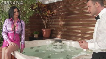 When The Butler Goes Mad ... Oily Big Tits And Hot Tub Love A Perfect Fit Screencap 13 on www.sinx.com