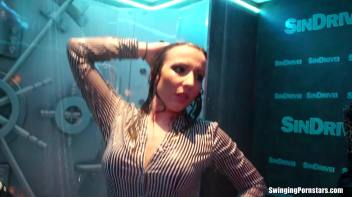 After Work Orgy Rampage Part 4 - Shower Cam Screencap 59 on www.sinx.com